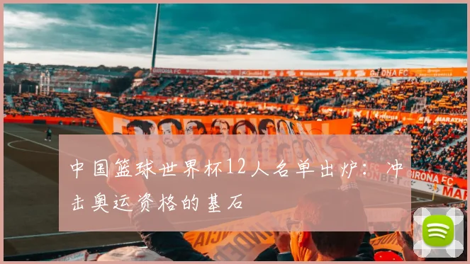 中国篮球世界杯12人名单出炉:冲击奥运资格的基石