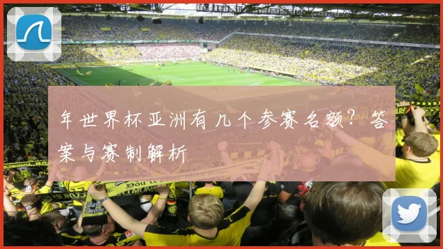 年世界杯亚洲有几个参赛名额？答案与赛制解析